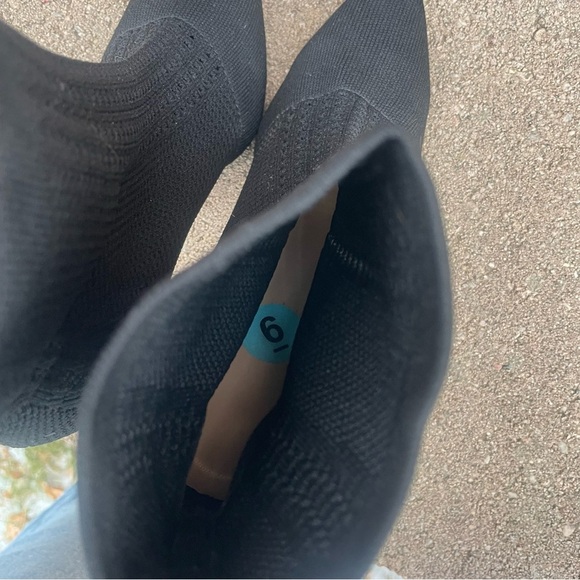 CATHERINE MALINDRINO Women’s Black Lace Stiletto Heel Pointed Toe Bootie Size 6 - Picture 9 of 15